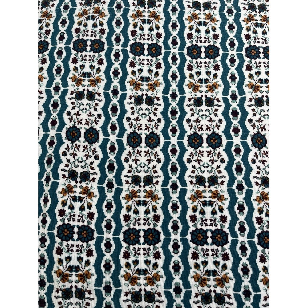 Loveappella Skirt Womens Medium Petite Boho Midi Maxi Stretch Floral Casual - Picture 3 of 10